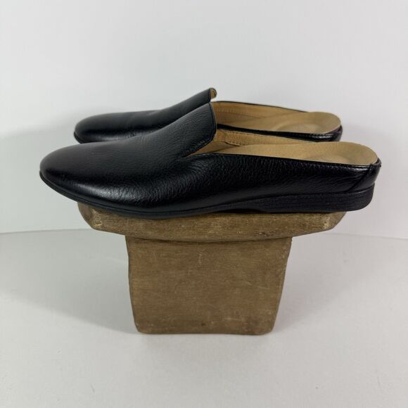 Dansko Lexie Women’s Casual Shoes Black Leather Slip-On Mules Size 39 US 8.5-9! - Picture 1 of 15
